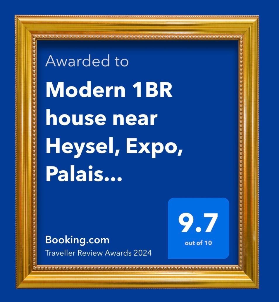 Modern 1Br House Near Heysel, Expo, Palais 12, Atomium, Uzvub Et Stade Roi Baudouin Wemmel Exterior foto